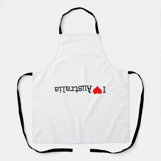 Tablier I Love Australia (Recto)