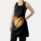 Tablier I Love Basketball Coeur Saint Valentin (Insitu)