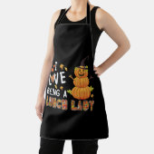 Tablier I Love Being Lunch Lady Halloween Pumkin Costume (Insitu)