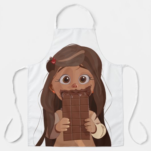 Tablier I love chocolate (Recto)