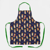Tablier I Love Corgis Christmas Apron (Recto)