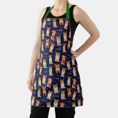 Tablier I Love Corgis Christmas Apron (Insitu)