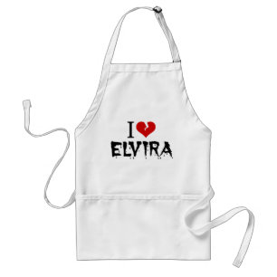 Tablier I Love Elvira Coeur brisé