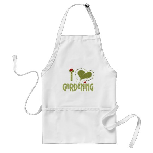 Tablier I Love Gardening (Devant)