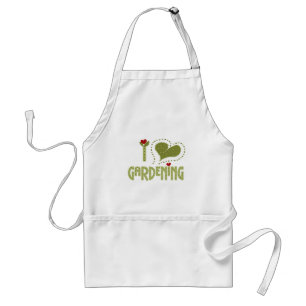 Tablier I Love Gardening Tshirts et cadeaux