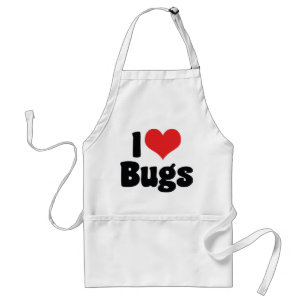 Tablier I Love Heart Bugs - Insectes Entomologiste