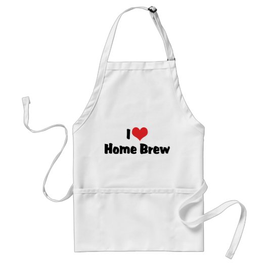 Tablier I Love Heart Home Brew - Beer Lover (Devant)