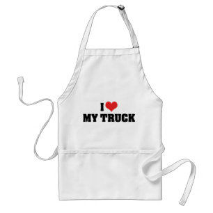 Tablier I Love Heart My Truck - Truck Lover