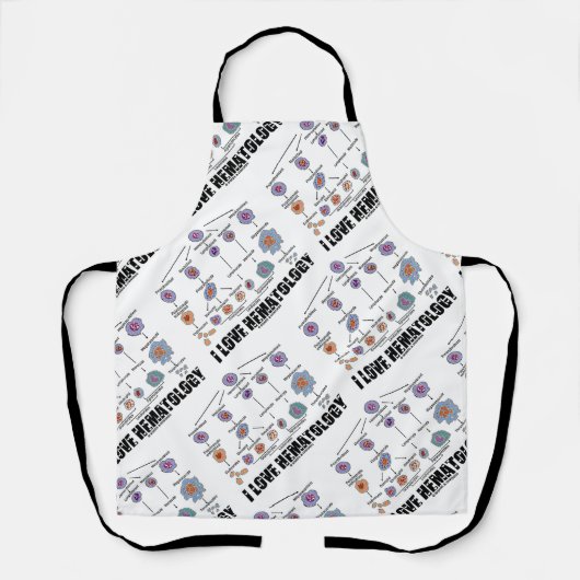 Tablier I Love Hematology (Recto)