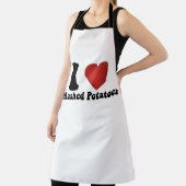 Tablier I Love Mashed Potatoes Thanksgiving Diner Cadeau (Insitu)