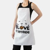 Tablier I Love My boyfriend Lovers Halloween (Insitu)