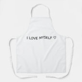 Tablier “I Love Myself” All-Over Print Apron – Fun & Affor (Recto)