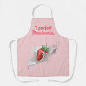 Tablier I "Parfait" Citation amusante des fraises (Recto)