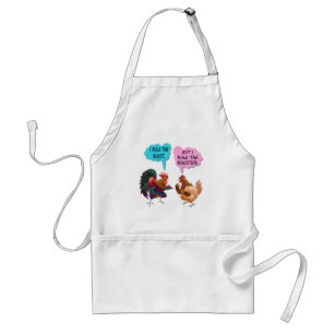 Tablier I rule the roost long apron