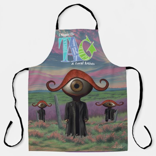 Tablier I support the Topeka Art Guild Design Apron (Recto)