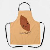 Tablier I Yam Sweet Cute kawaii Sweet Potato (Recto)