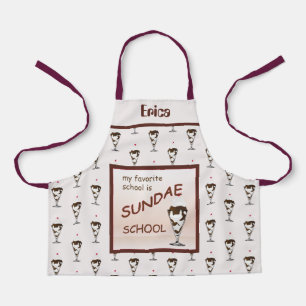Tablier Ice Cream Custom Kids Apron