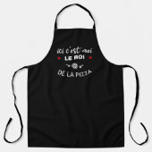 Tablier Ici c'est moi le roi de la pizza (Recto)