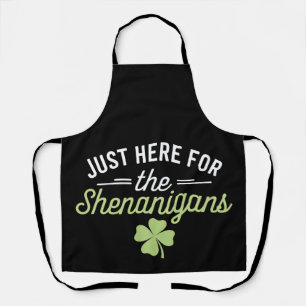 Tablier Ici juste pour les bêtises de la Saint-Patrick