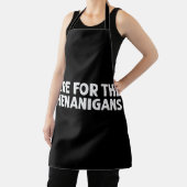 Tablier Ici Pour La Saint Patrick des Shenanigans Vert (Insitu)