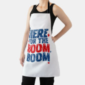 Tablier Ici pour le Boom 4 juillet Patriotic (Insitu)