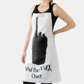 Tablier Icône Fu*k Sur L'Icône Drôle Walkie Talkie (Insitu)