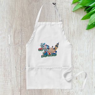 Tablier Icone Londres Points de repère Carte Royaume-Uni V