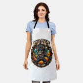 Tablier Idée cadeau pour maman de chat Ninja Stealth Cat - (Porté)
