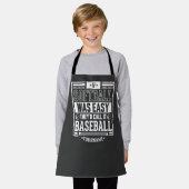 Tablier If Softball Ce que Easy They'd Call It Baseball (Porté)