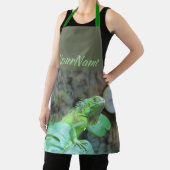 Tablier iguane vert (Insitu)