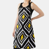 Tablier Ikat motif ethnie tribale textile American Afric (Insitu)