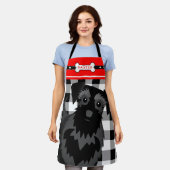 Tablier Il est temps de nourrir le Schnauzer (Porté)