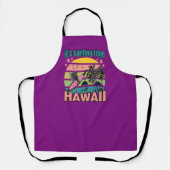 Tablier Il est temps de surfer - Hawaii (Recto)