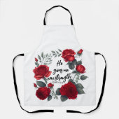 Tablier Il Me Donne Une Nouvelle Force (Recto)