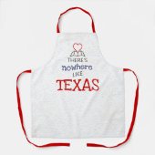 Tablier Il n'y a nulle part comme le Texas (Recto)