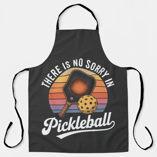 Tablier il n'y a pas de désolé en pickleball (Recto)