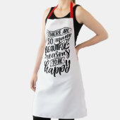 Tablier Il Y A Tellement De Belles Raisons D'Être Heureux (Insitu)
