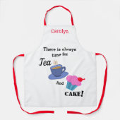 Tablier Il y a toujours du temps pour le thé et les gâteau (Recto)