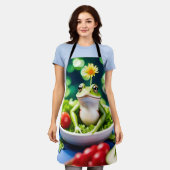 Tablier Il Y A Une Grenouille Dans Ma Salade (Porté)