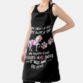 Tablier Il Y Avait Une Fille Qui Aimait Le Cheval (Insitu)