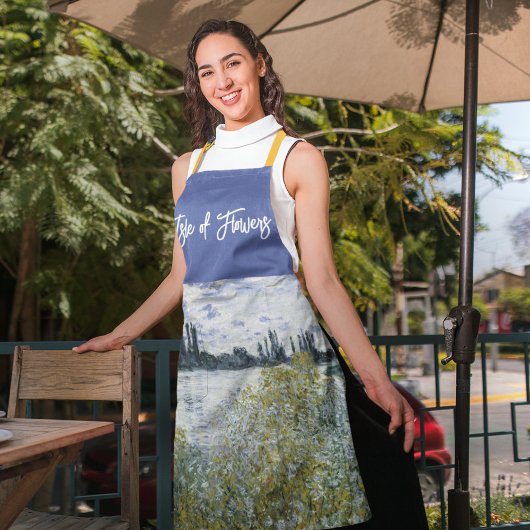 Tablier Île aux fleurs près de Vétheuil, Claude Monet