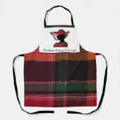 Tablier Îles Vierges Caraïbes Madras Élégante Dame (Recto)