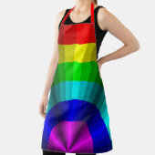Tablier Illusion optique Arc-en-ciel Tout-sur-impression t (Insitu)