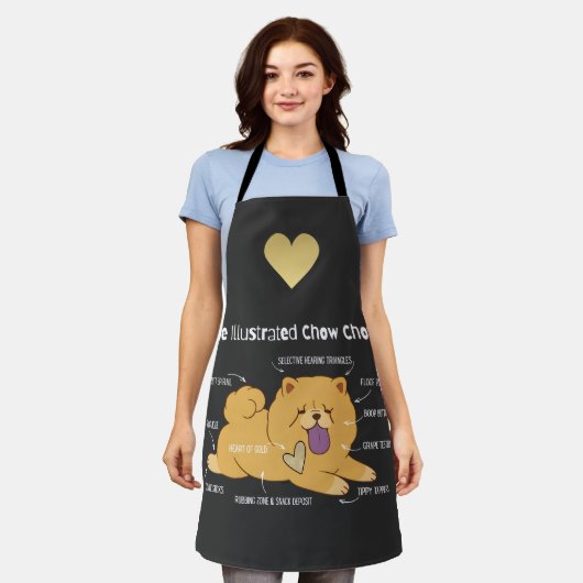 TABLIER ILLUSTRATED CHOW (Porté)