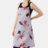 Tablier Illustration à main florale Lily motif (Insitu)