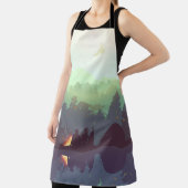 Tablier Illustration Camping Adventure Forest Mountain (Insitu)