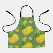 Tablier Illustration d'ananas (Recto)