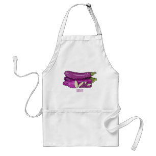 Tablier Illustration d'aubergine