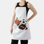 Tablier illustration de balle de sport (Insitu)