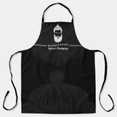 Tablier Illustration de barbe et de moustache de coiffeur (Recto)